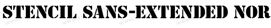 Stencil Sans-Extended Normal字体转换
